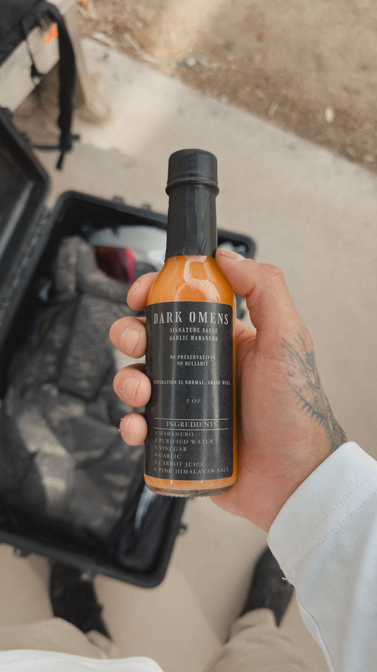 Garlic Habanero hot sauce